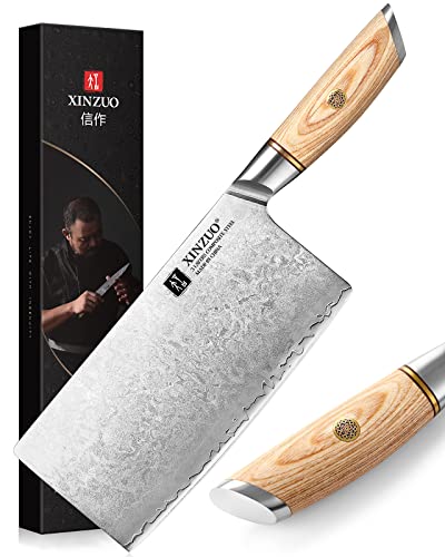 Xinzuo Verbundstahl Chinesisches Kochmesser 19 cm