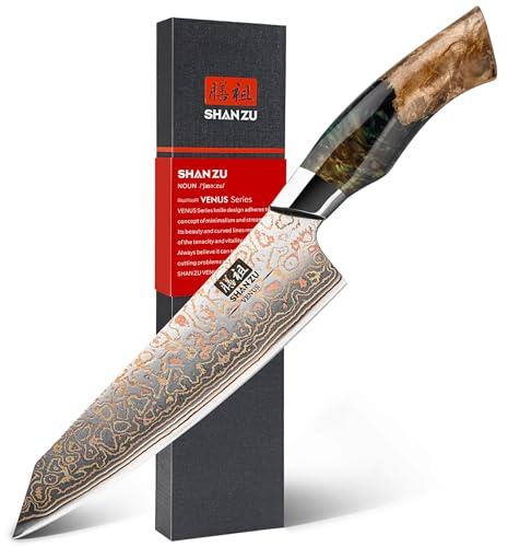 SHAN ZU VENUS Kupfer-Damast Kochmesser 20 cm