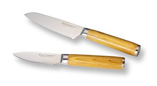 ECHTWERK 2-tlg. Santoku+Schäler EW-DM-0355