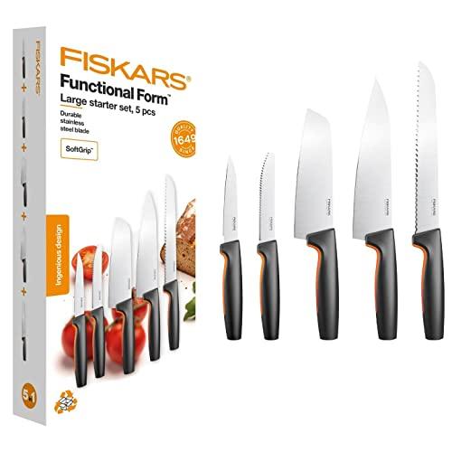 Fiskars-Messer – Fiskars Functional Form Küchenmesser-Set 5-teilig