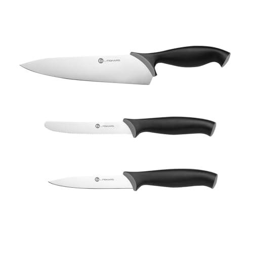 Fiskars Essential Messer-Set 3-teilig Koch/Gemüse/Tomate