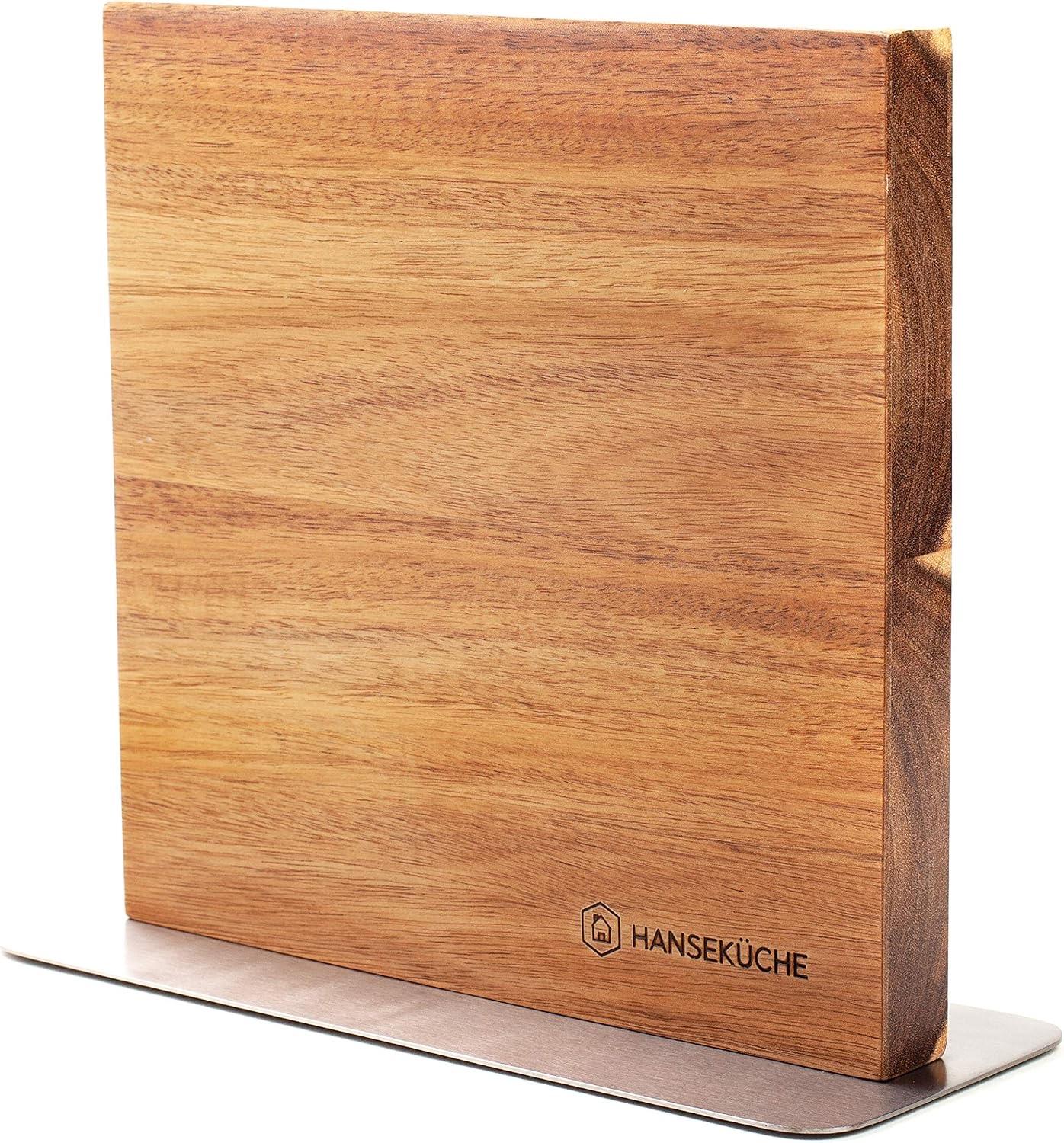 Hanseküche Magnetblock Akazie beidseitig