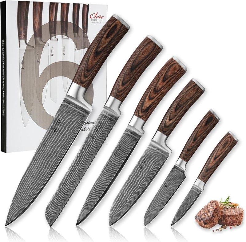 Wakoli EDIB 6er Küchenmesser-Set (ohne Block)