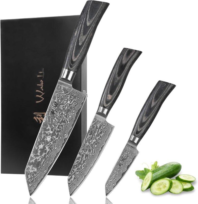 Wakoli EDIB Pro Black Messerset 3-teilig