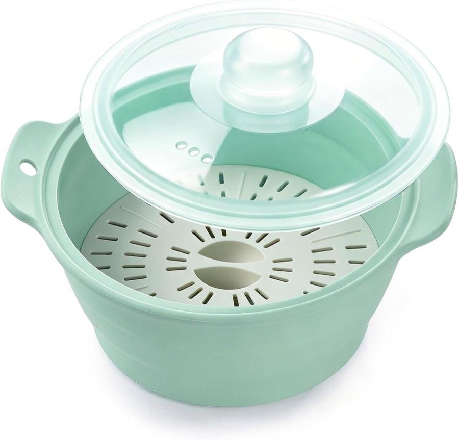 Bukecagif Silikon-Dampfgarer 1,25 l faltbar