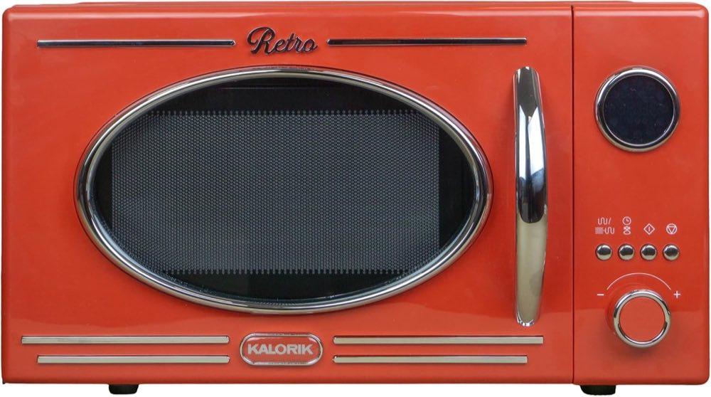 Kalorik Kalorik MW2600DGR Retro Grill Rot