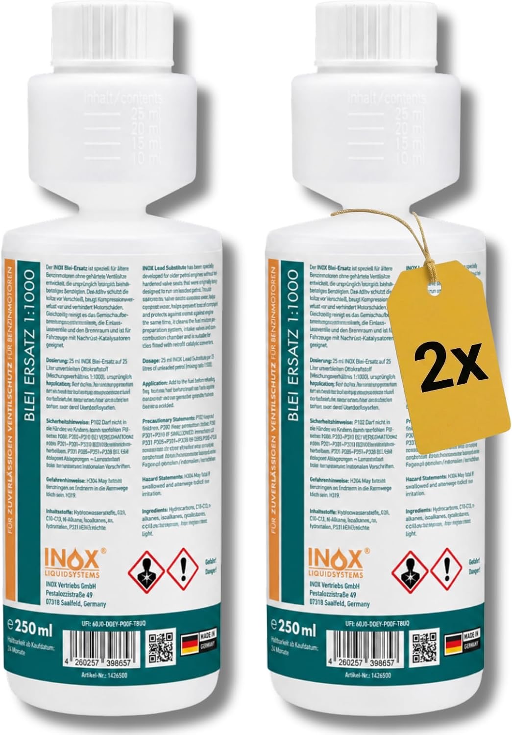 INOX Blei-Ersatz 1:1000, 2×250 ml