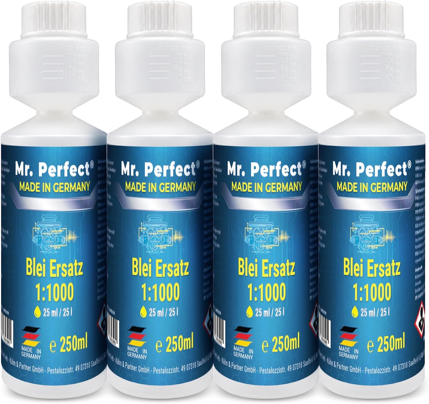 Mr. Perfect Blei-Ersatz 1:1000, 4×250 ml