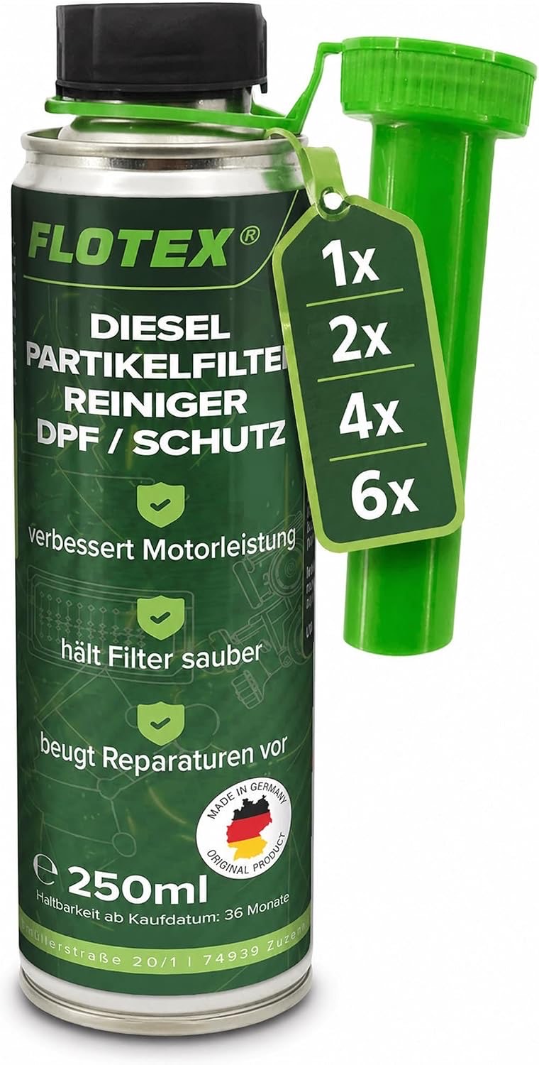 Flotex Dieselpartikelfilter-Reiniger 4×250 ml