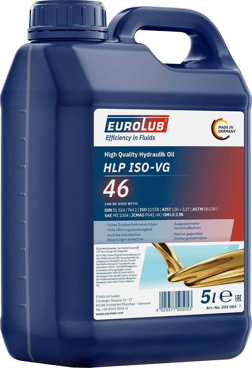EUROLUB HLP 46, 5 l