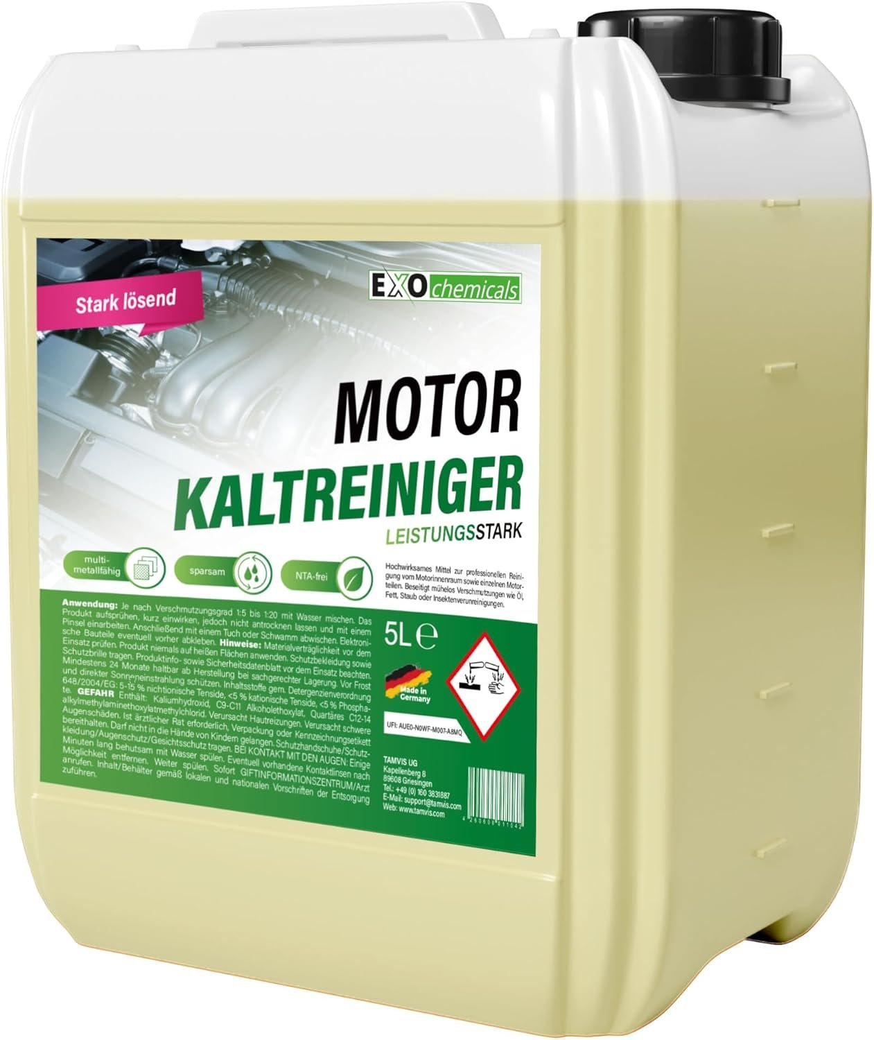 EXOCHEMICALS Motorkaltreiniger 5 l