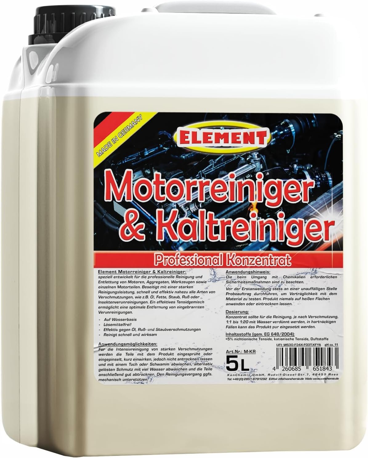 Element Motorkaltreiniger 5 l