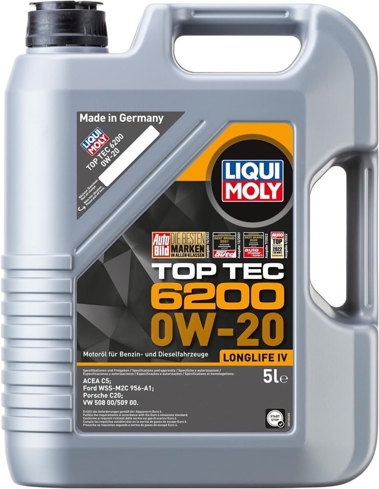 LIQUI MOLY Top Tec 6200 0W-20, 5 l