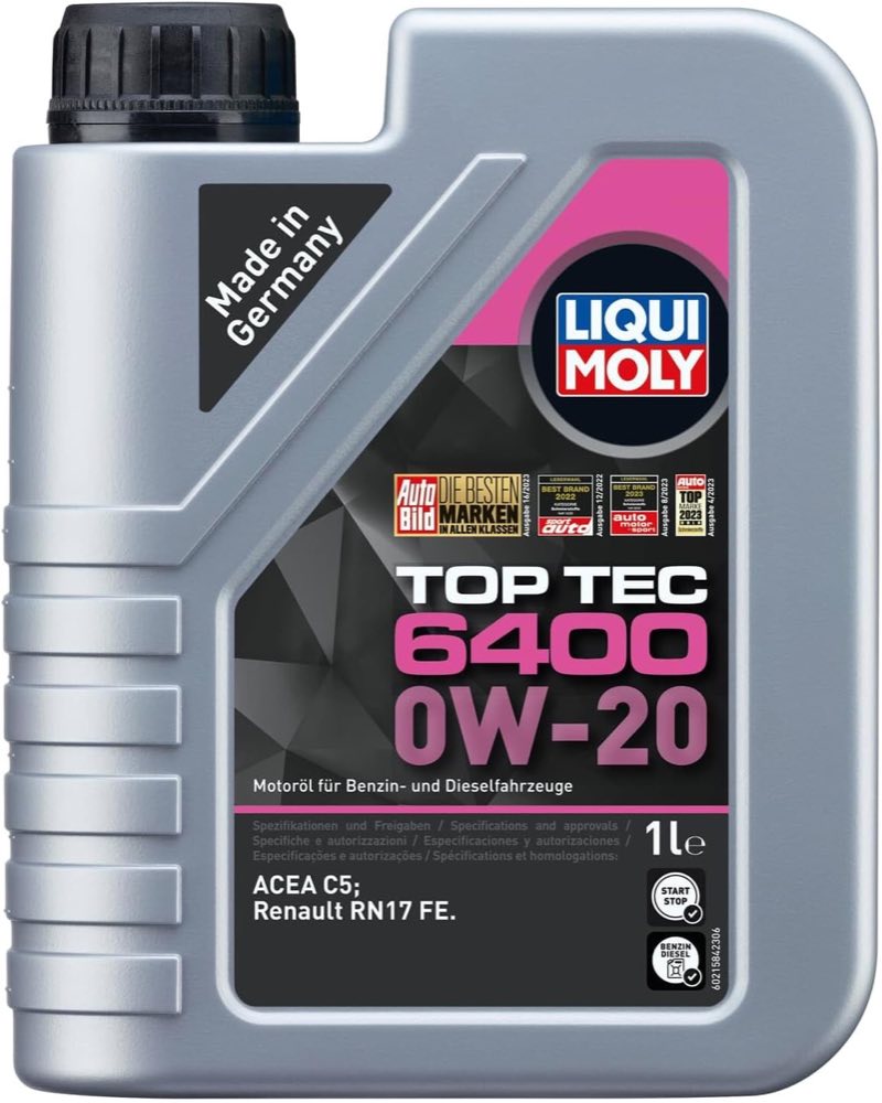 LIQUI MOLY Top Tec 6400 0W-20, 1 l