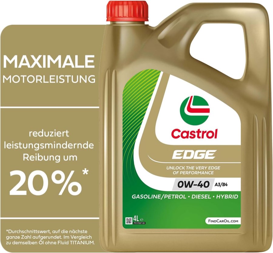 Castrol EDGE 0W-40 A3/B4, 4 l