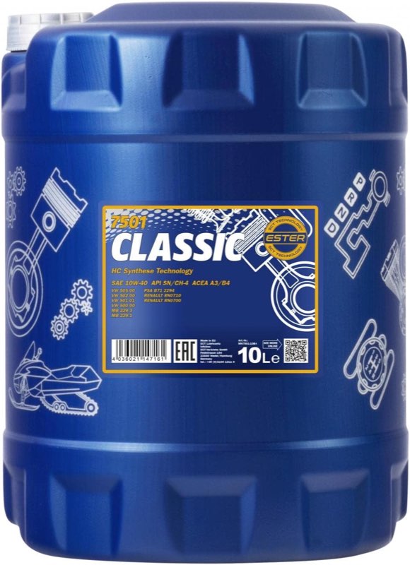 MANNOL Classic 10W-40, 10 l