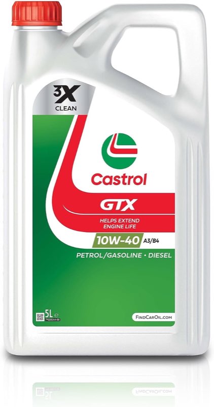 Castrol GTX 10W-40 A3/B4, 5 l