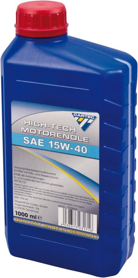 Cartec Öl 15W-40, 1 l