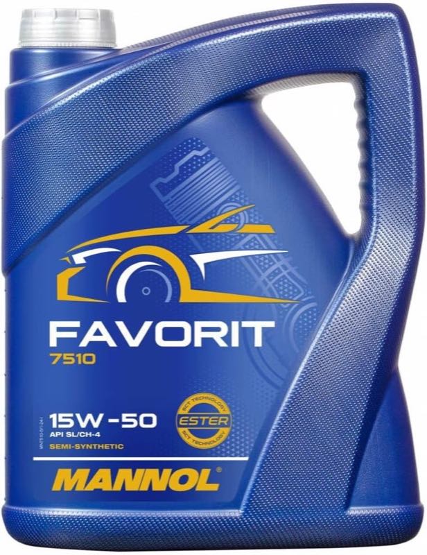 MANNOL 7510 Favorit 15W-50, 4 l