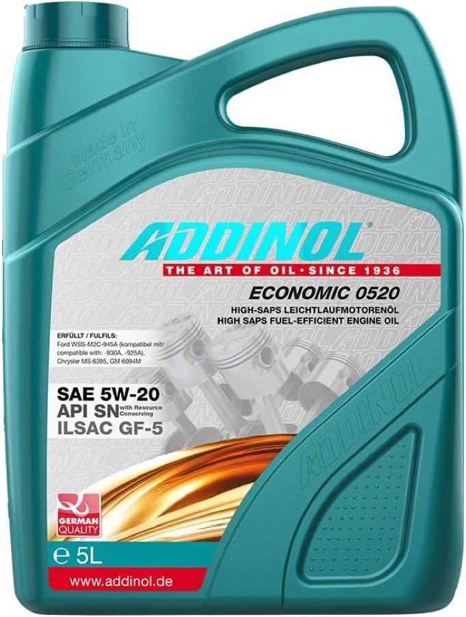 ADDINOL ECONOMIC 5W-20, 5 L
