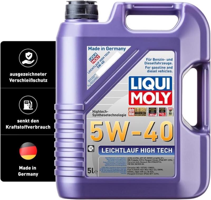 Liqui Moly Leichtlauf High Tech 5W-40, 5 l