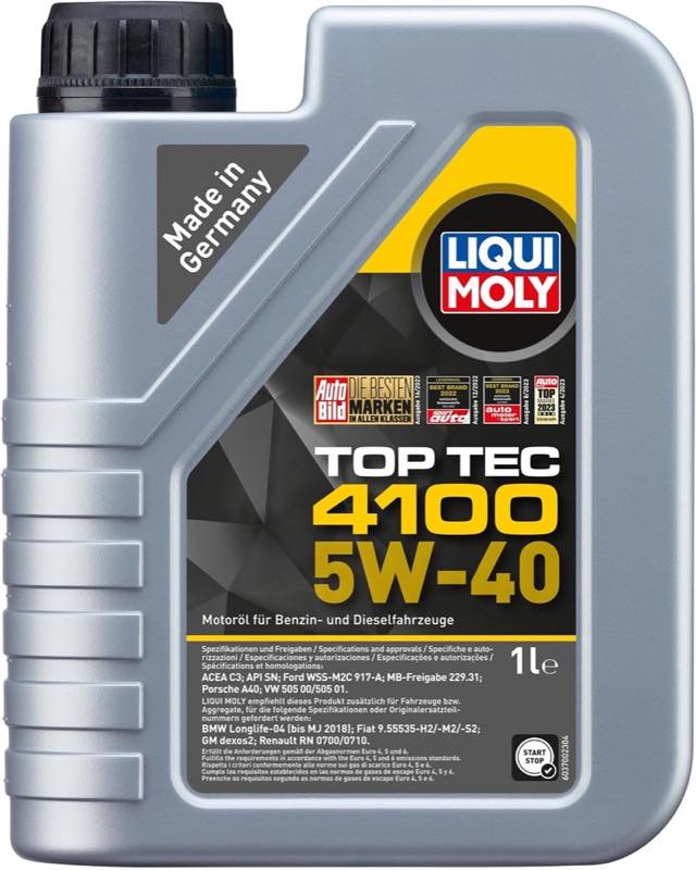 Liqui Moly Top Tec 4100 5W-40, 1 l