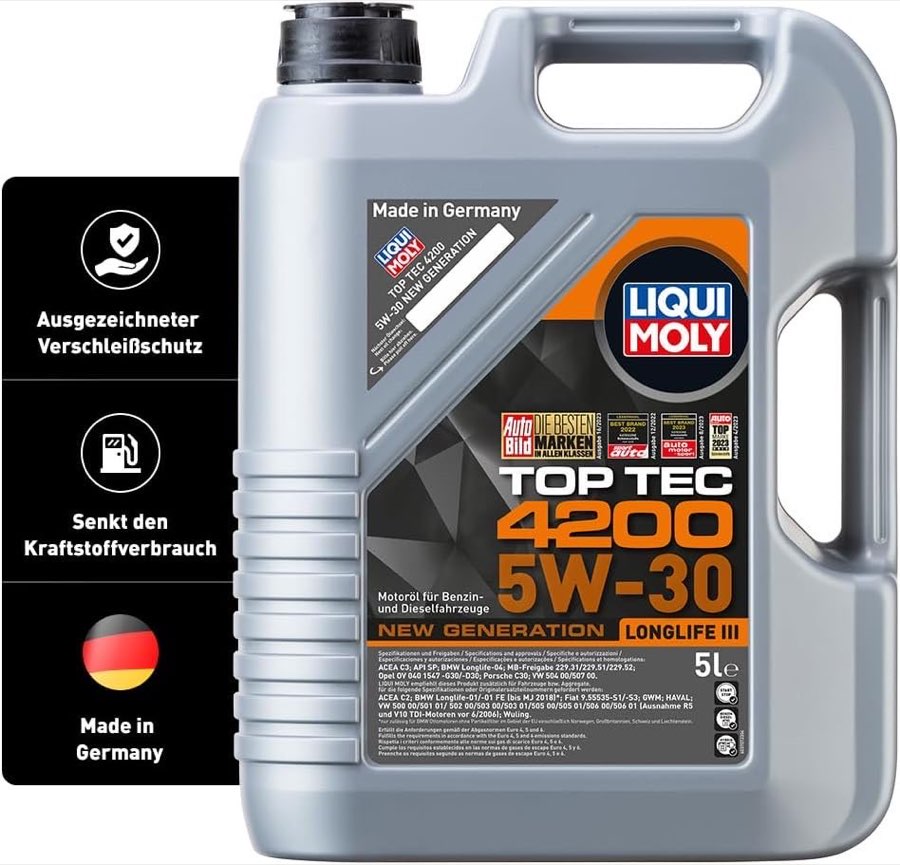 LIQUI MOLY Top Tec 4200 5W-30, 5 Liter