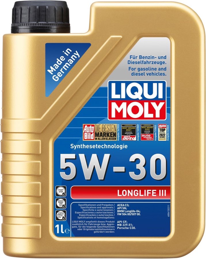 LIQUI MOLY Longlife III 5W-30, 1 Liter