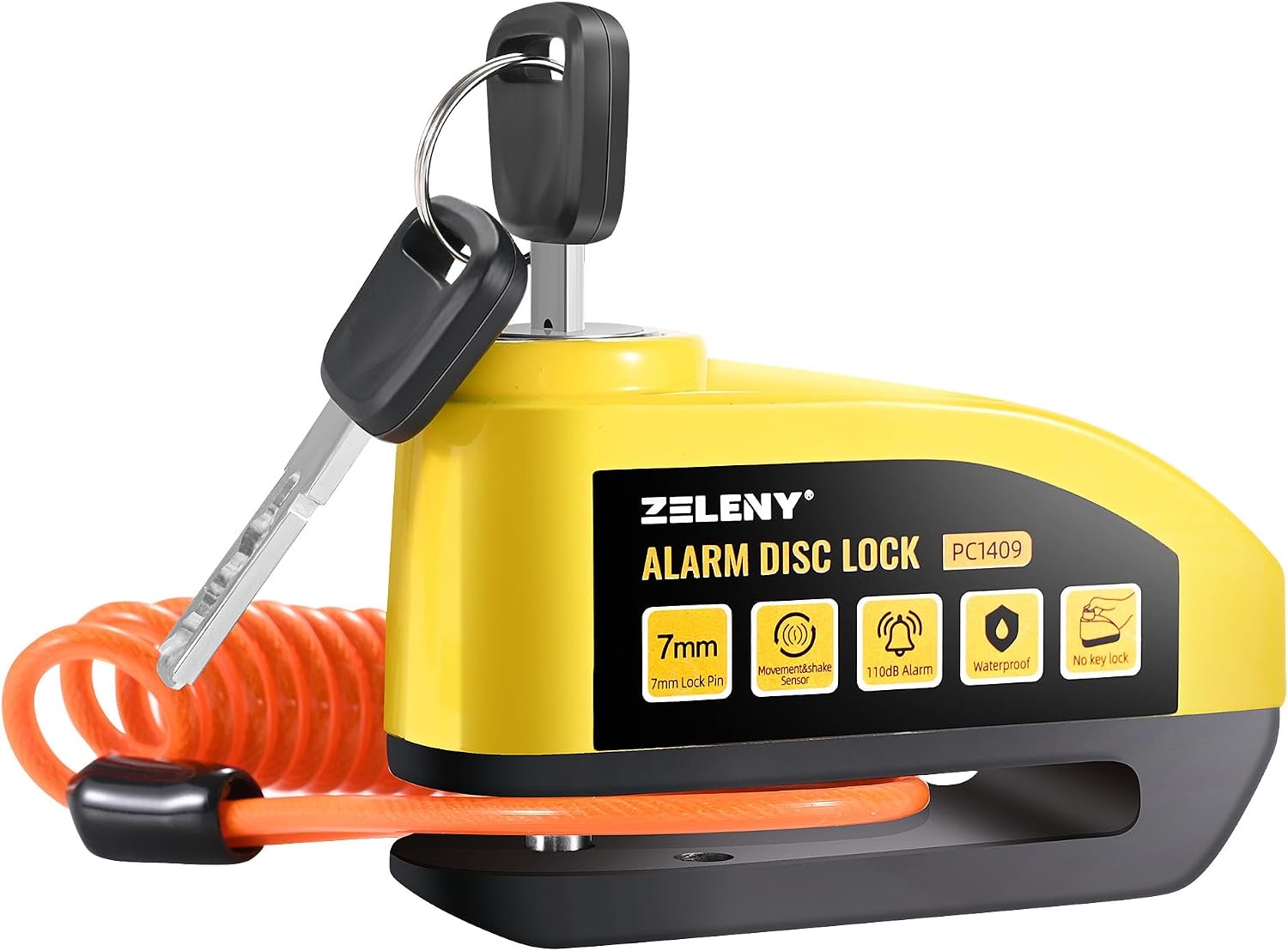 ZELENY Alarm-Bremsscheibenschloss