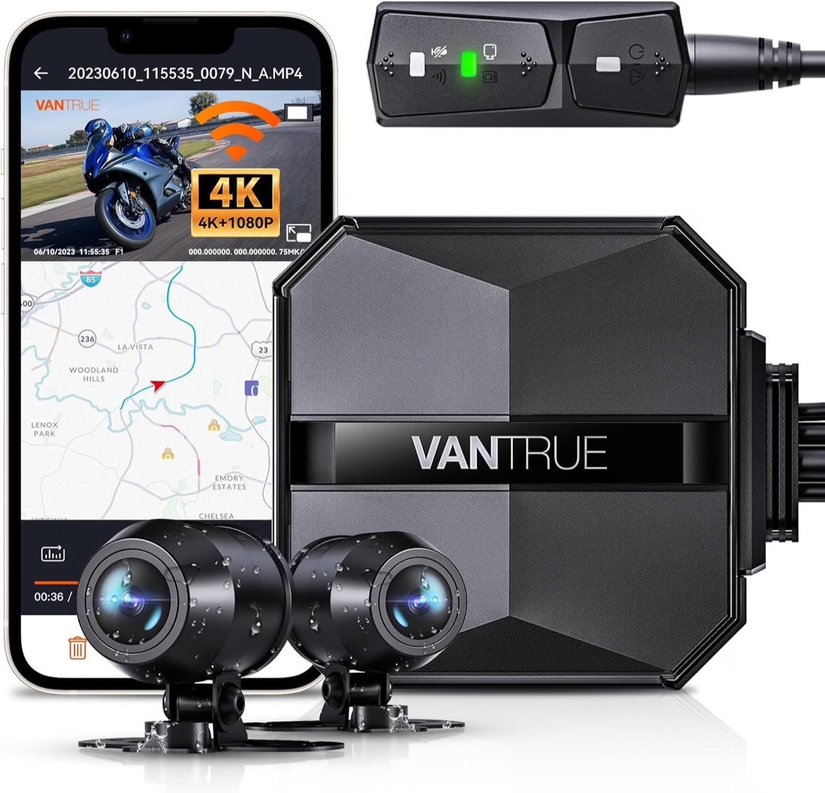Motorrad-Dashcam Produktbild – Testsieger