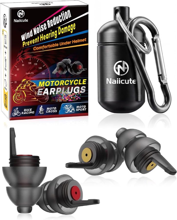Naiicute Naiicute Motorrad-Ohrstöpsel