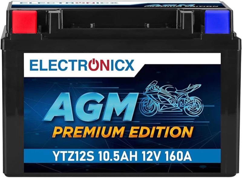 Motorradbatterie 12 V 10 Ah Produktbild – Testsieger