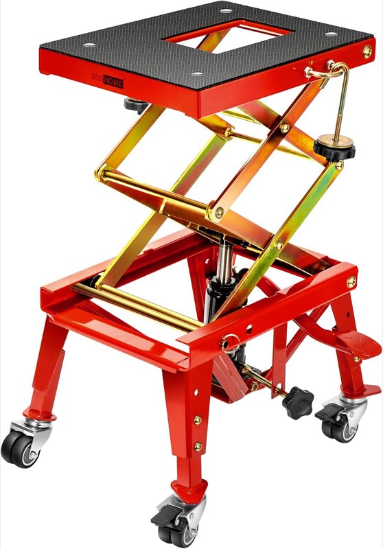 VIVOHOME VIVOHOME Hydraulik-Hubtisch 160 kg, rot