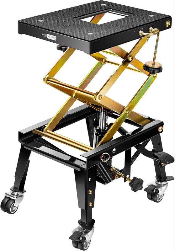 VIVOHOME Hydraulik-Hubtisch 160 kg, schwarz