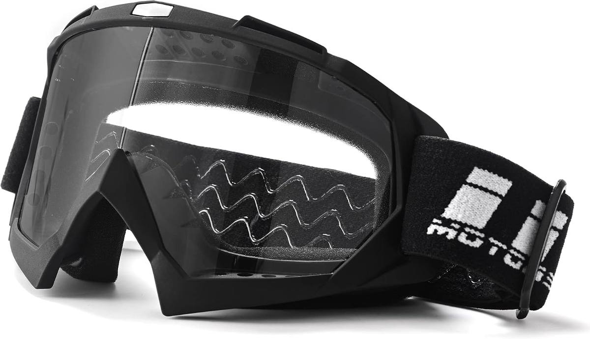 Motocrossbrille klare Scheibe