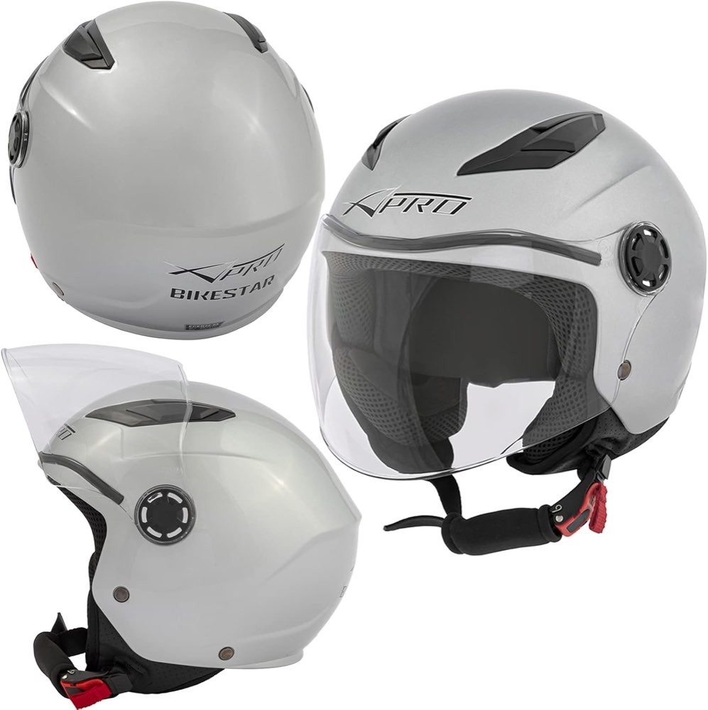 A-Pro Kinderhelm Silber L