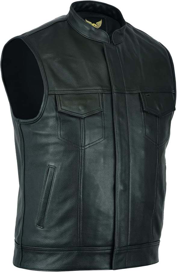 Leatherick Rindsleder-Weste
