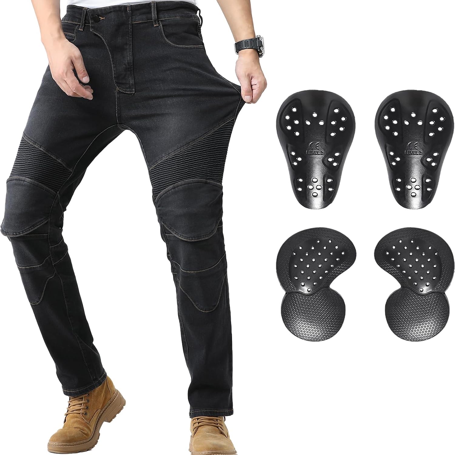 CTBQiTom CTBQiTom Motorradjeans