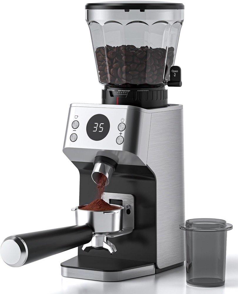 AAOBOSI Kaffeemühle 45 Mahlgrade Kegel
