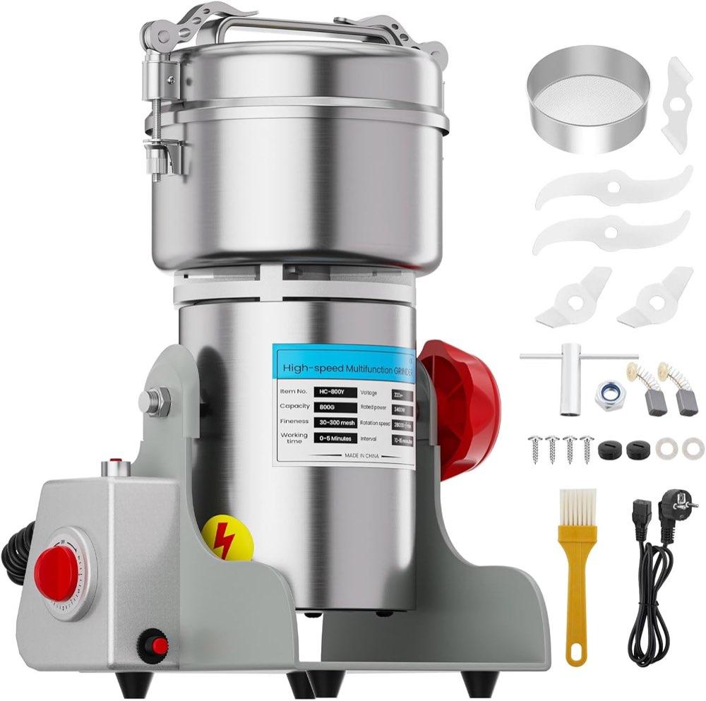 GUIVACI Getreidemühle 800 g 2400 W