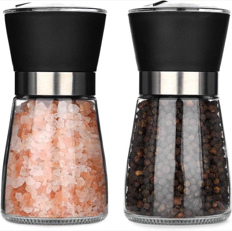 hotder Salz- und Pfeffermühle Glas-Set
