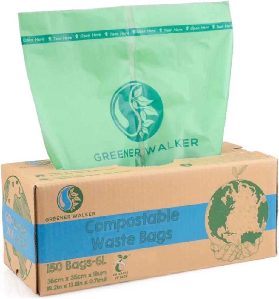 Greener Walker Kompostbeutel 6 L (150 Stück)