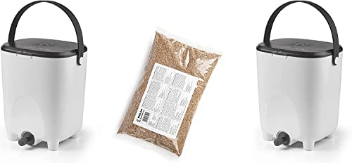 Biolan Bokashi 2×10 L White