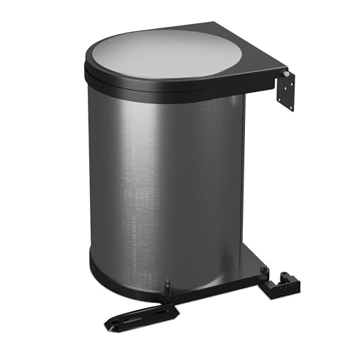 Relaxdays Schwenk-Einbaumülleimer 12 L