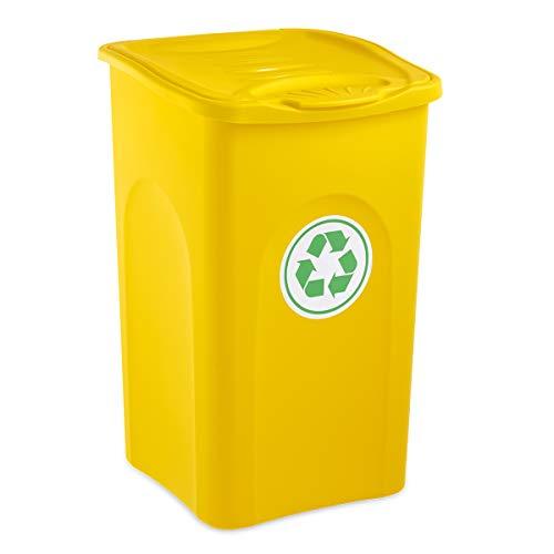 Stefanplast Begreen Mülleimer 50 L Gelb