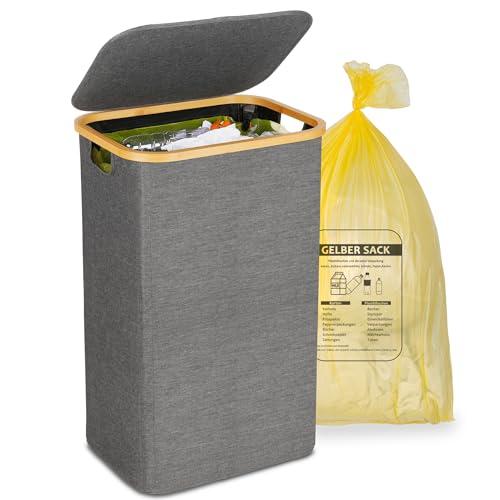 efluky Gelber-Sack-Ständer 100 L Grau