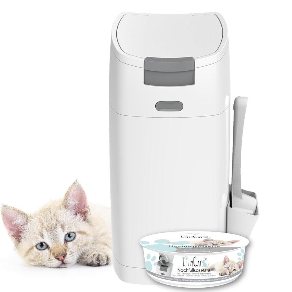 LittyCat Katzenstreu-Eimer Click & Away