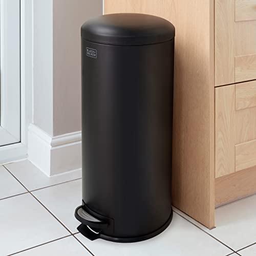 BLACK+DECKER 30 L Domdeckel Matt Schwarz