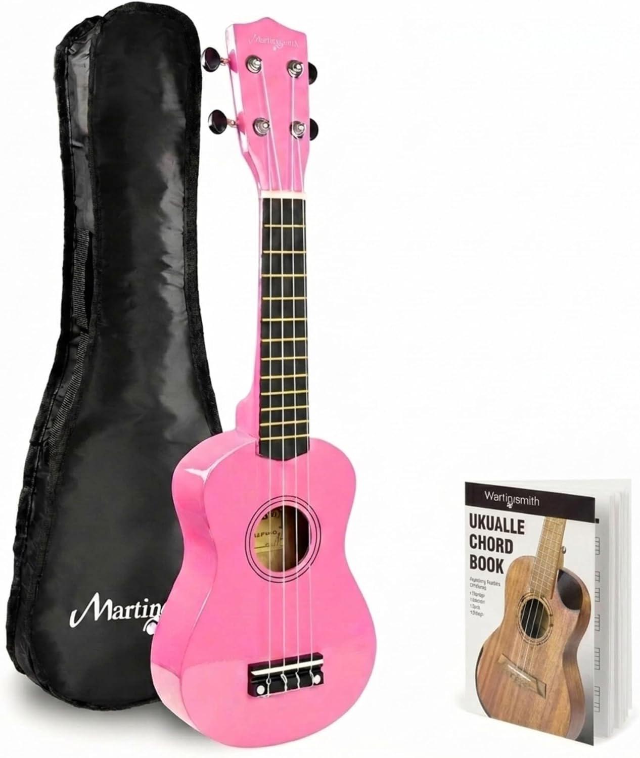 Martin Smith Sopran-Ukulele 21 Zoll, Rosa