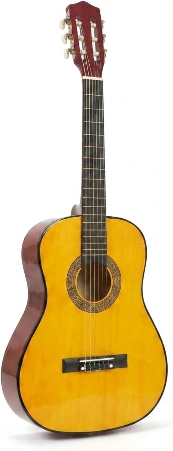 Music Alley Kindergitarre Klassik 34 Zoll, Natur